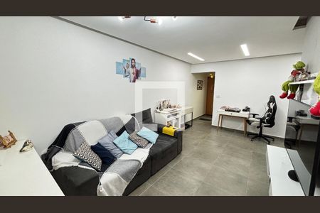 Sala de apartamento à venda com 3 quartos, 97m² em Vila Scarpelli, Santo André