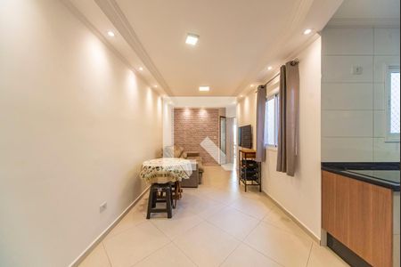 Sala de apartamento à venda com 2 quartos, 120m² em Vila Curuçá, Santo André