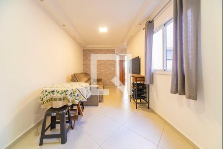 Sala de apartamento à venda com 2 quartos, 120m² em Vila Curuçá, Santo André