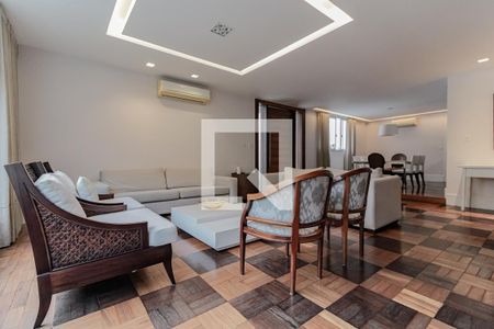 Sala de casa à venda com 3 quartos, 485m² em Gávea, Rio de Janeiro