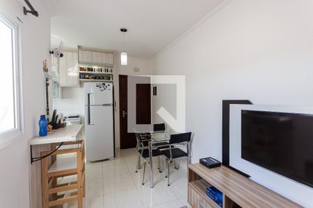 Sala de apartamento à venda com 2 quartos, 76m² em Jardim das Maravilhas, Santo André