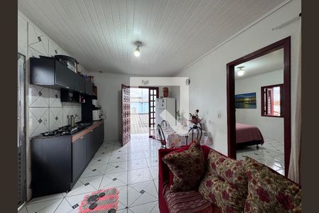 Sala/Cozinha de casa à venda com 2 quartos, 140m² em Santos Dumont, São Leopoldo