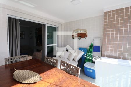 Varanda de apartamento para alugar com 3 quartos, 89m² em Vila Alzira, Guarujá