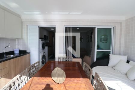 Varanda de apartamento para alugar com 3 quartos, 89m² em Vila Alzira, Guarujá