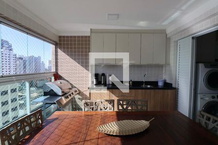 Varanda de apartamento para alugar com 3 quartos, 89m² em Vila Alzira, Guarujá