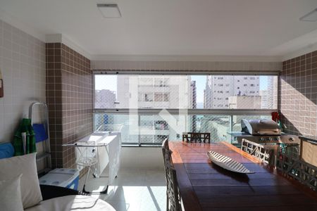 Varanda de apartamento para alugar com 3 quartos, 89m² em Vila Alzira, Guarujá