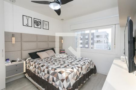 Suíte 2 de apartamento à venda com 2 quartos, 62m² em São Sebastião, Porto Alegre