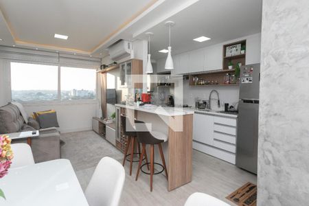 Sala de apartamento à venda com 2 quartos, 62m² em São Sebastião, Porto Alegre