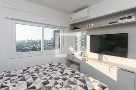 Suíte 2 de apartamento à venda com 2 quartos, 62m² em São Sebastião, Porto Alegre