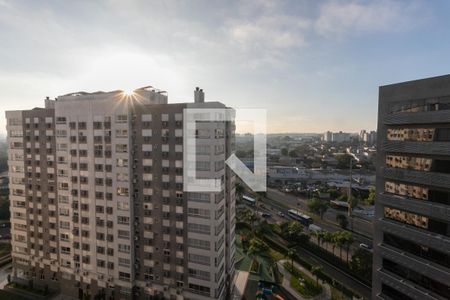 Vista Sala de apartamento à venda com 2 quartos, 62m² em São Sebastião, Porto Alegre