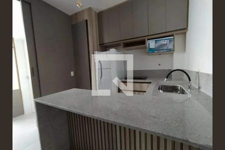 Cozinha - Armários de apartamento para alugar com 1 quarto, 40m² em Paquetá, Belo Horizonte