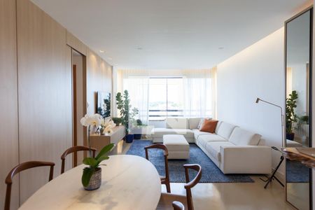 Sala de apartamento à venda com 2 quartos, 103m² em Vila da Serra, Nova Lima
