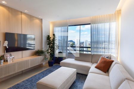 Sala de TV de apartamento à venda com 2 quartos, 103m² em Vila da Serra, Nova Lima