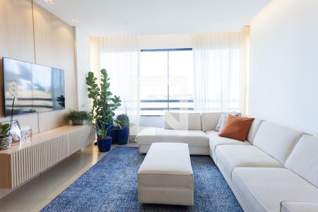 Sala de TV de apartamento à venda com 2 quartos, 103m² em Vila da Serra, Nova Lima