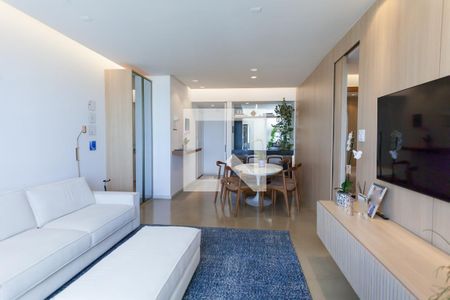 Sala de apartamento à venda com 2 quartos, 103m² em Vila da Serra, Nova Lima