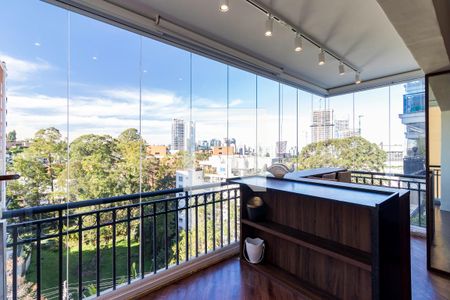 Varanda de apartamento à venda com 4 quartos, 220m² em Jardim Vitoria Regia, São Paulo
