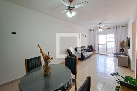 Sala de apartamento para alugar com 1 quarto, 72m² em Cidade Ocian, Praia Grande