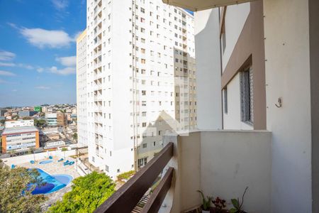 Varanda da sala de apartamento à venda com 3 quartos, 86m² em Parque Sete de Setembro, Diadema