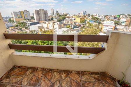 Varanda da sala de apartamento à venda com 3 quartos, 86m² em Parque Sete de Setembro, Diadema