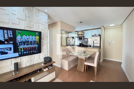 Sala de apartamento à venda com 2 quartos, 50m² em Jardim Monte Libano, Santo André