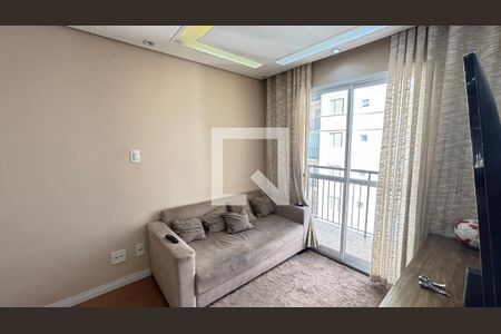 Sala de apartamento à venda com 2 quartos, 50m² em Jardim Monte Libano, Santo André