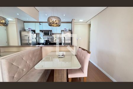 Sala de Jantar de apartamento à venda com 2 quartos, 50m² em Jardim Monte Libano, Santo André