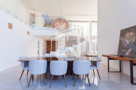Sala de Jantar de casa de condomínio à venda com 4 quartos, 570m² em , Nova Lima
