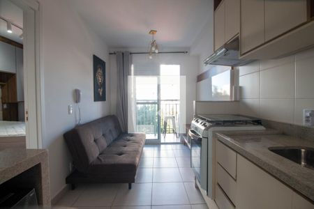 Sala de apartamento à venda com 1 quarto, 28m² em Jardim Caravelas, São Paulo