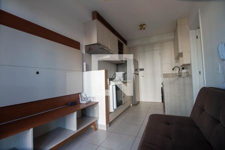 Sala de apartamento à venda com 1 quarto, 28m² em Jardim Caravelas, São Paulo