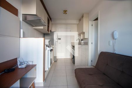 Sala de apartamento à venda com 1 quarto, 28m² em Jardim Caravelas, São Paulo