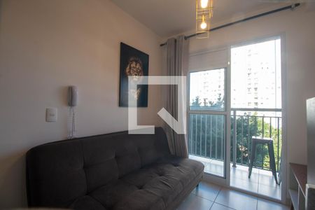 Sala de apartamento à venda com 1 quarto, 28m² em Jardim Caravelas, São Paulo