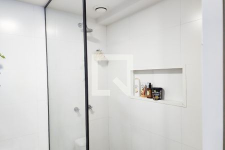 Banheiro de kitnet/studio à venda com 1 quarto, 37m² em Lapa, Rio de Janeiro