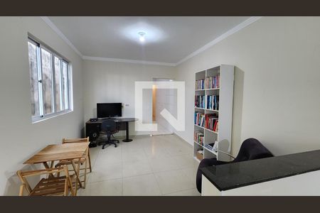 Sala de casa para alugar com 3 quartos, 100m² em Estuário, Santos