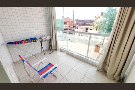 Varanda da Sala de casa para alugar com 3 quartos, 100m² em Estuário, Santos