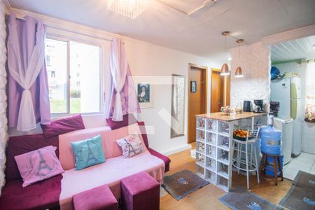 Sala de apartamento à venda com 2 quartos, 47m² em Campo Novo, Porto Alegre