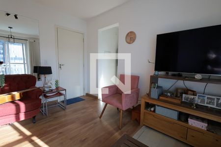 Sala de apartamento à venda com 2 quartos, 56m² em Jardim Cristiane, Santo André