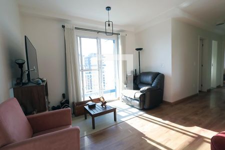 Sala de apartamento à venda com 2 quartos, 56m² em Jardim Cristiane, Santo André