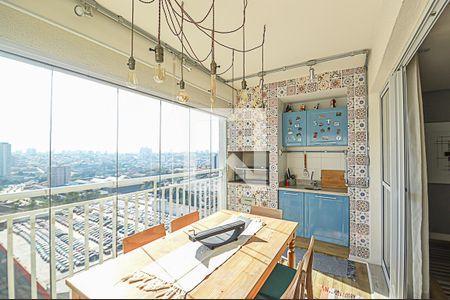 Varanda gourmet de apartamento à venda com 3 quartos, 123m² em Centro, São Bernardo do Campo