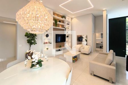 Sala de casa de condomínio à venda com 3 quartos, 254m² em , Jundiaí