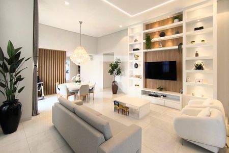 Sala de casa de condomínio à venda com 3 quartos, 254m² em , Jundiaí