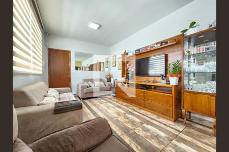 Sala de apartamento à venda com 3 quartos, 122m² em Santo Antônio, Belo Horizonte