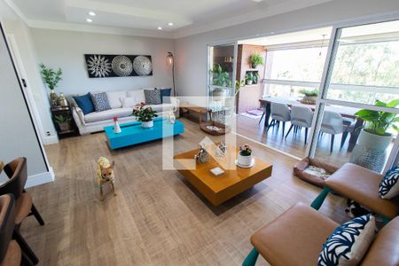 Sala de Estar de apartamento à venda com 4 quartos, 137m² em Parque dos Pomares, Campinas