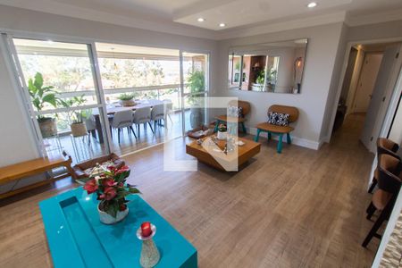 Sala de Estar de apartamento à venda com 4 quartos, 137m² em Parque dos Pomares, Campinas