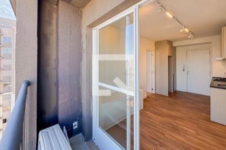 Varanda da Sala de apartamento à venda com 1 quarto, 33m² em Vila São José, São Paulo