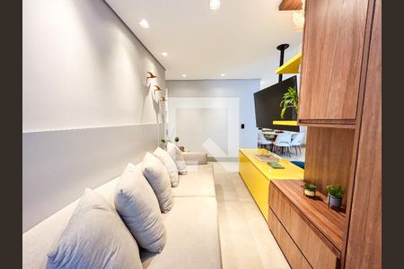 Sala de apartamento à venda com 2 quartos, 84m² em Santo Amaro, São Paulo