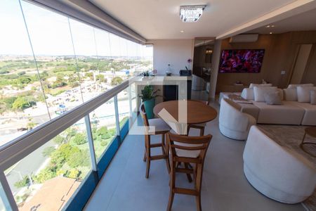 Varanda gourmet de apartamento à venda com 3 quartos, 140m² em Parque dos Pomares, Campinas