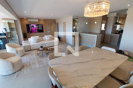 Sala de apartamento à venda com 3 quartos, 140m² em Parque dos Pomares, Campinas