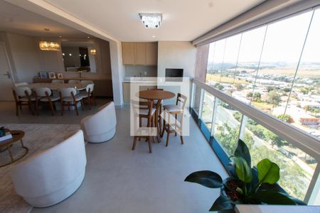 Varanda gourmet de apartamento à venda com 3 quartos, 140m² em Parque dos Pomares, Campinas
