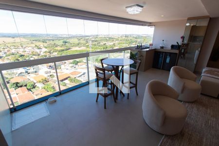 Varanda gourmet de apartamento à venda com 3 quartos, 140m² em Parque dos Pomares, Campinas