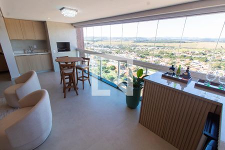 Varanda gourmet de apartamento à venda com 3 quartos, 140m² em Parque dos Pomares, Campinas